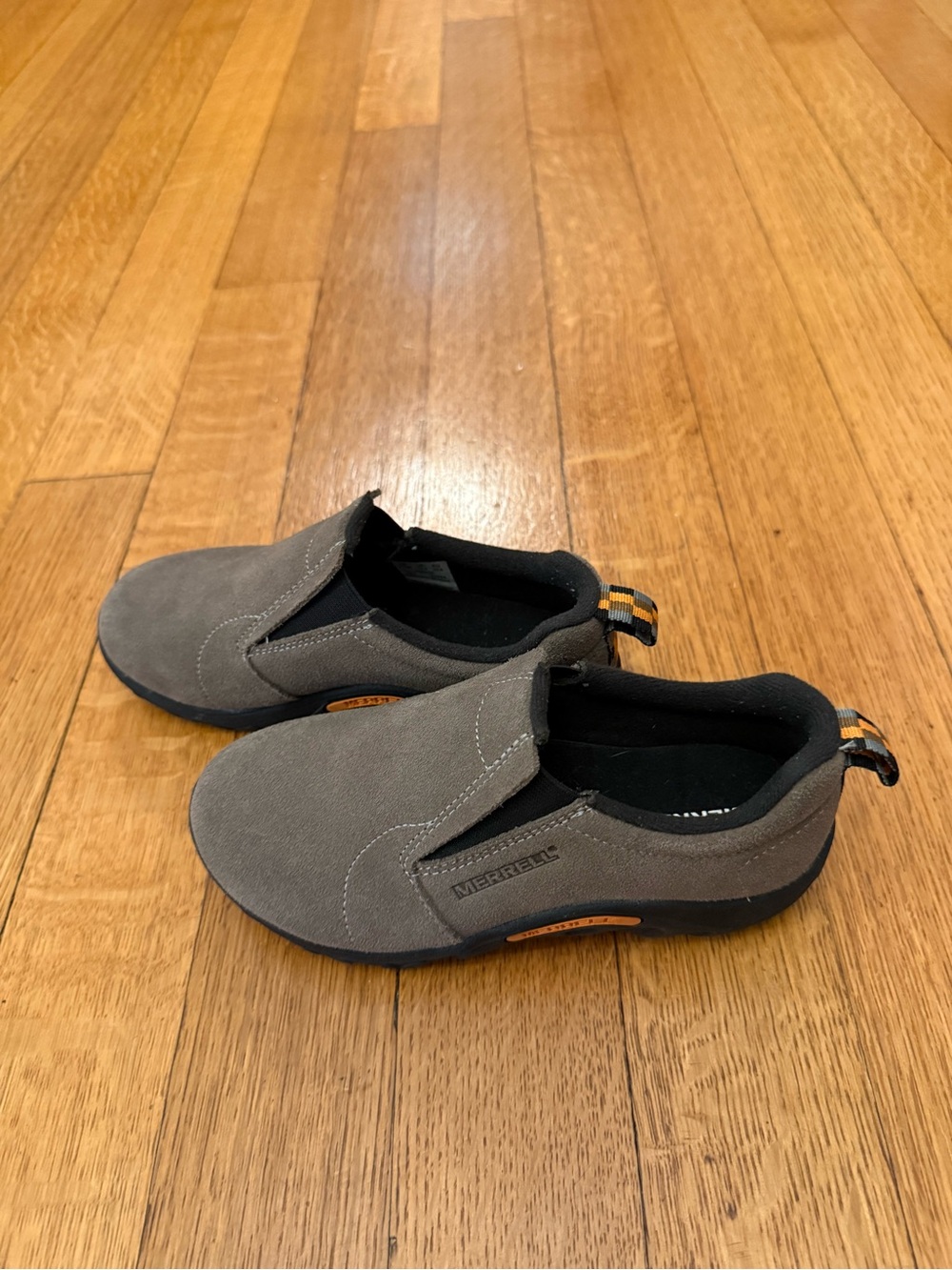 Merrell Men's Grey Slip-On Suede Casual Loafers